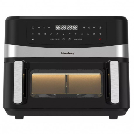 Klausberg kuumaõhufritüür kb-7717 9l, must