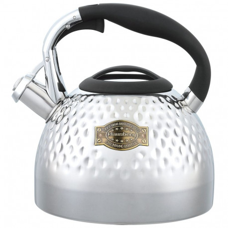 Czajnik, stal, 3l, srebny klausberg