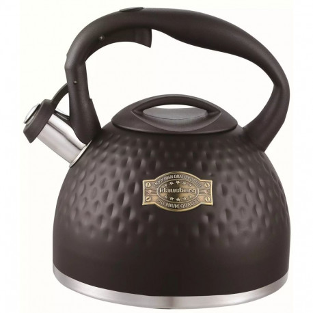 Czajnik, stal, 3l, czarny klausberg