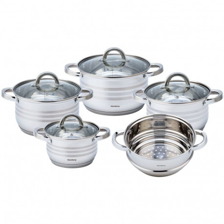 Klausberg pottide komplekt 16/18/20/22/20cm terasest