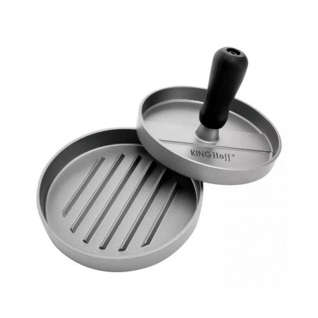 Praska do mięsa na hamburgery, aluminium, śr.12 cm kinghoff