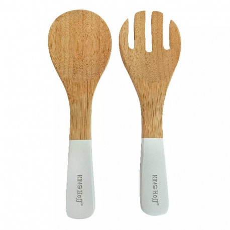 Kinghoff salatilusikate komplekt 2-osaline, bambus