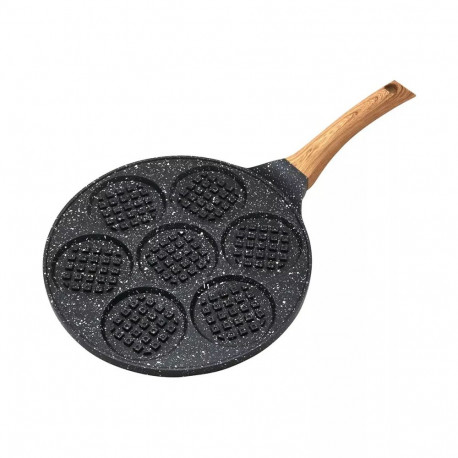Patelnia do placków, naleśników, aluminium, czarny marmurek śr.26,5cm kinghoff