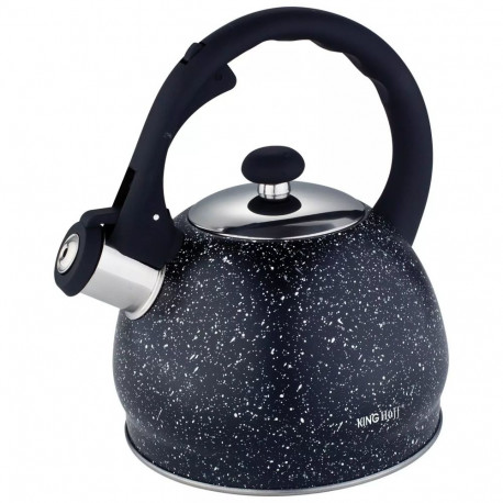 Czajnik tradycyjny 2l czarny marmurek kinghoff
