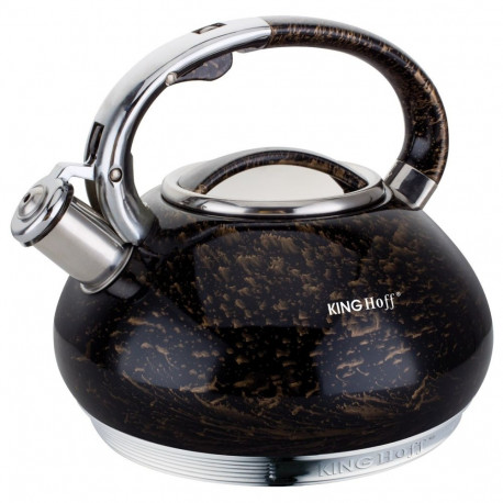 Kinghoff teekann 3L, must-kuldne