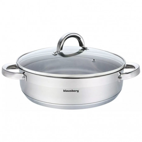 Garnek stal, śr.28cm 6l klausberg