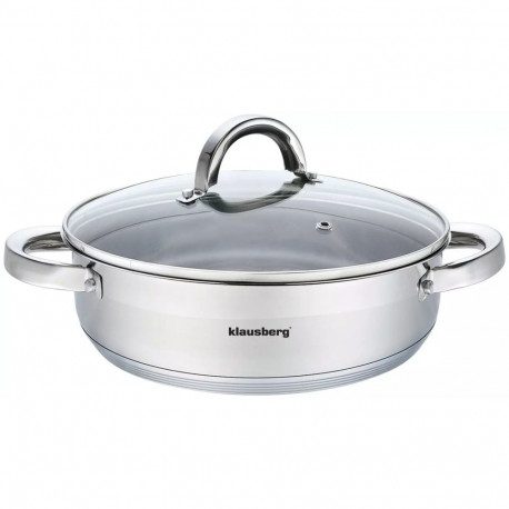 Garnek stal, śr.24cm 3,5l klausberg
