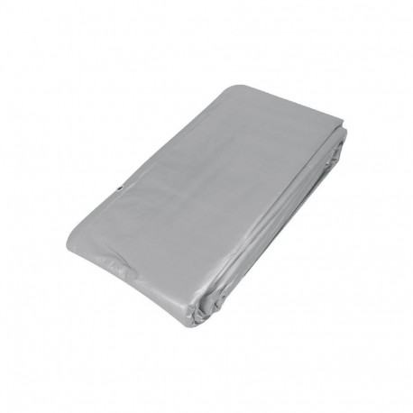 Truper heavy duty gray tarp 6x9m, 180g/m2