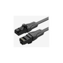 PATCH CABLE CAT.6 UTP/3M BLACK IBABI VENTION