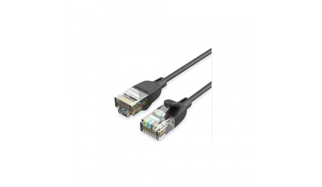 PATCH CABLE CAT.6A UTP/1M BLACK IBIBF VENTION