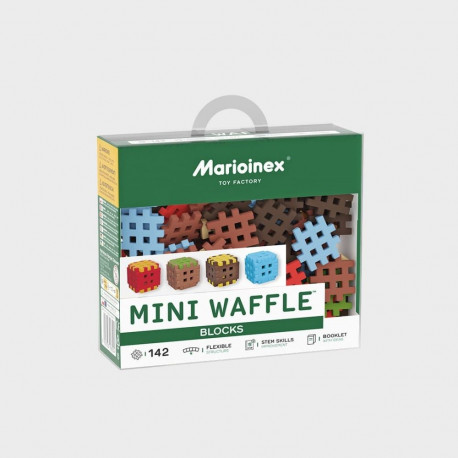 Toy Building Block - Marioinex Mini Waffle Building Blocks 142 pieces Multicolour