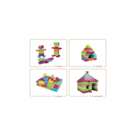 Constructor - Marioinex Brick Building Blocks (33 pieces, pastel colors)