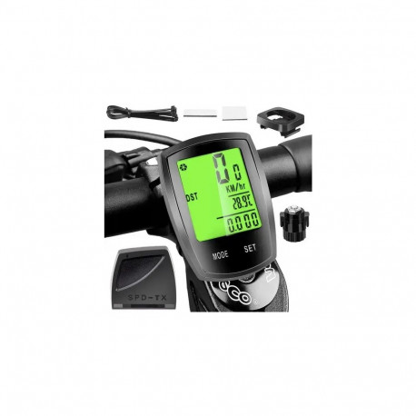 Goodbuy 18667 wireless waterproof bike speed meter for bicycles IPX4 | LCD