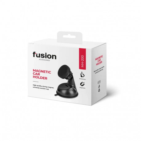 Fusion Accessories MH-200 magnetic car phone holder with suction cup black