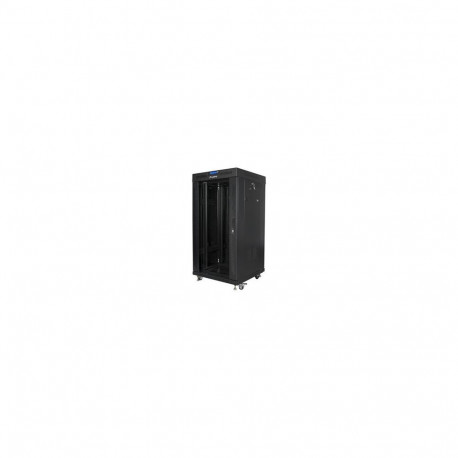 Lanberg serverikapp 19inch 22U/600X600 V2 põrandapealne klaasuksega LCD tasapinnalises pakendis, mus
