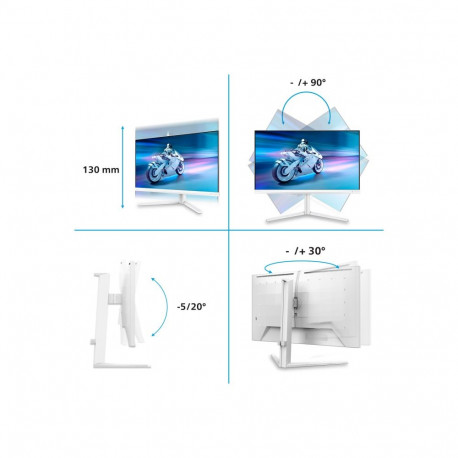 Philips monitor 27M2N6501L/00 27" QD-OLED 16:9 2560x1440 240Hz 0.03 VESA HDMI DP USB-jaotur