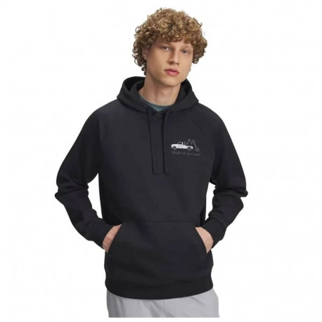 Men’s Hoodie Under Armour Rival Fleece Hbr Logo Hd Black - M