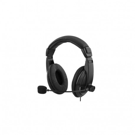 Deltaco HL-56 headphones/headset Wired Head-band Calls/Music Black