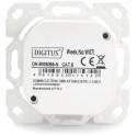 Digitus CAT.6A data connection socket, surface-mounted, shielded, 2x RJ-45 LSA (white, 5 pieces, cla