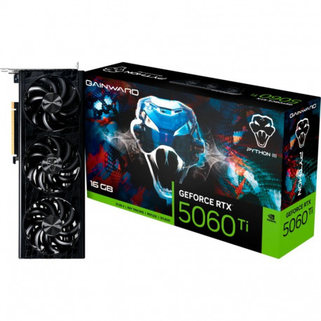 Gainward GeForce RTX 5060 Ti Python III 16GB V1, graphics card DLSS 4, 3x DisplayPort, 1x HDMI 2.1