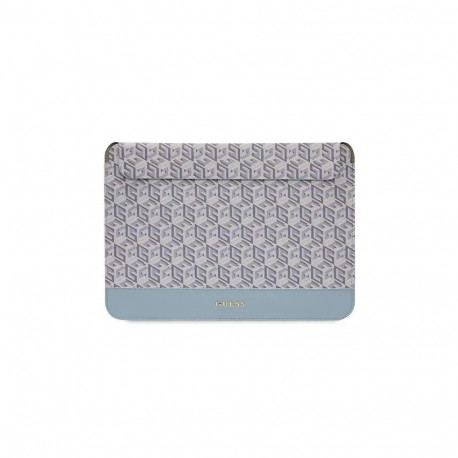 Guess GCube Stripes laptop sleeve 16" blue
