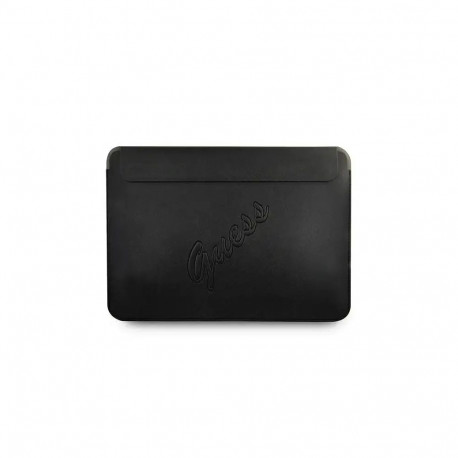 Guess Saffiano Script laptop sleeve 13" black