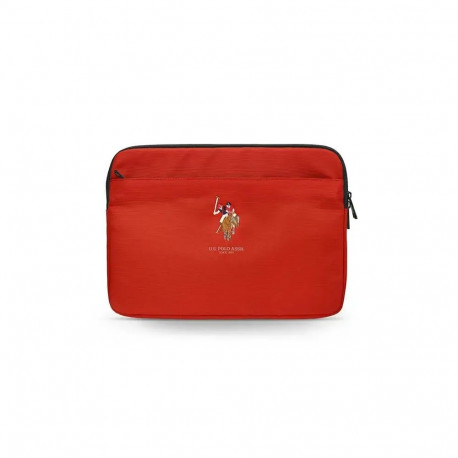 U.S. Polo Assn. Polo Embroidery laptop sleeve 13" red