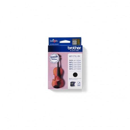 Brother LC127XL (LC127XLBK) Ink Cartridge, Black