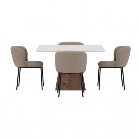 Söögiitoa komplekt CAEL&EDINA 2 tooli