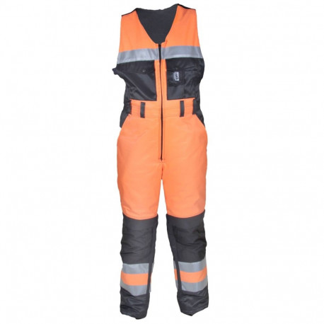 Wortex vestpüksid voodriga oranž/must l