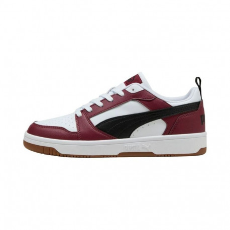 Igapäevajalatsid, meeste Puma Rebound V6 Low Valge Burgundiapunane - 43