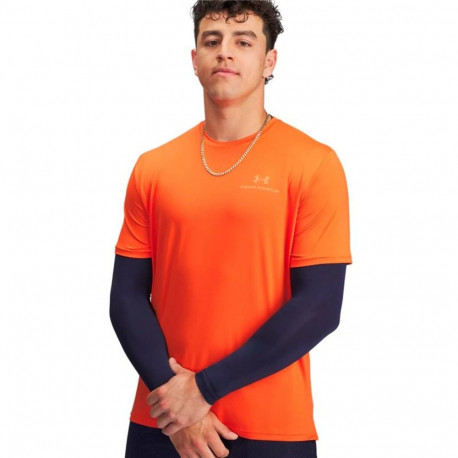 Lühikeste Varukatega Spordisärk Under Armour Vanish Energy Ss Oranž - L
