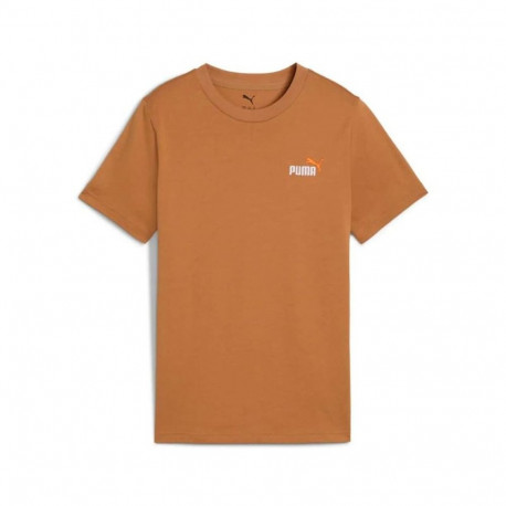 Child's Short Sleeve T-Shirt Puma Essentials 2 Color Caramel - 5-6 Years