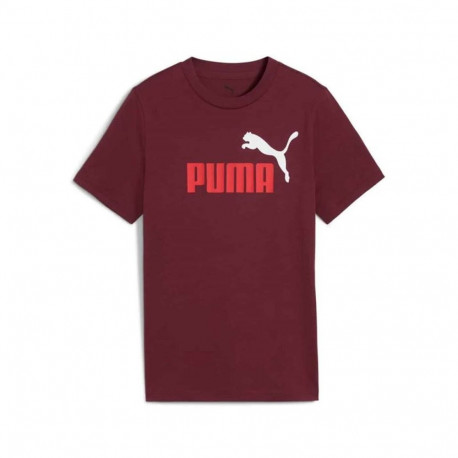 Laste Lühikeste varrukatega T-särk Puma Essentials 2 Color No.1 Kastanpruun - 11-12 aastat