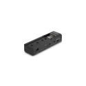 DeLOCK USB Type-C Converter for 1 x M.2 NVMe SSD + 1 x SATA SSD / HDD with Clone Function