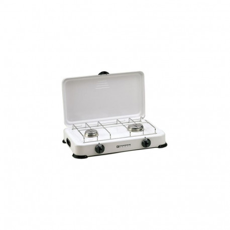 Kemper Group 104981 hob White Countertop Gas 2 zone(s)