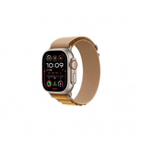 Apple Watch Ultra 2 GPS + Cellular 49mm Titanium Case with Tan Alpine Loop Strap Medium EU MX4F3