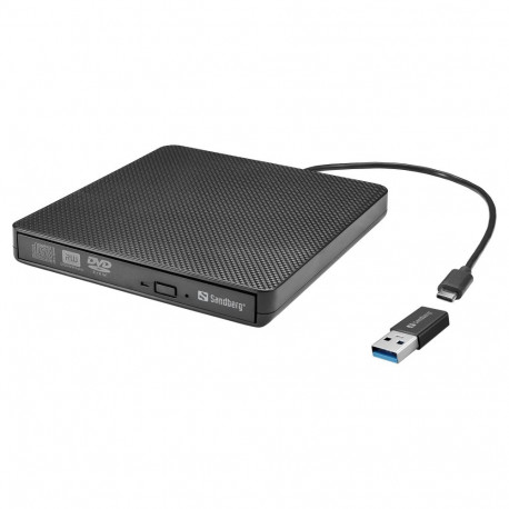 "SANDBERG USB-C/A DVD LAUFWERK"
