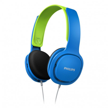 Philips laste kõrvaklapid SHK-2000BL/00 peale asetatavad juhtmega 3,5mm pistik, sinine
