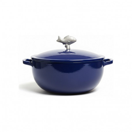 Staub bouillabaisse pott La Cocotte 28cm ümmargune, tumesinine