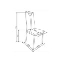 DINING ROOM CHAIR K202 BEIGE 59X44X97