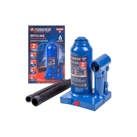 Forsage F-T90204, hydraulic bottle jack, 2t, 280mm, 150mm, 130mm, safety valve