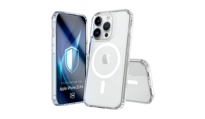 3mk Armor MagCase for iPhone 15 Pro - Transparent