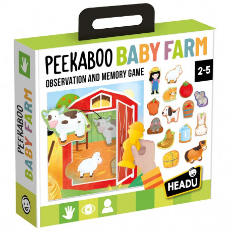 HEADU mälumäng Peekaboo Baby Farm