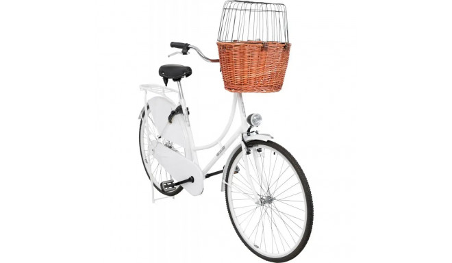 Trixie Bicycle basket with lattice, 44 × 48 × 33 cm, tan