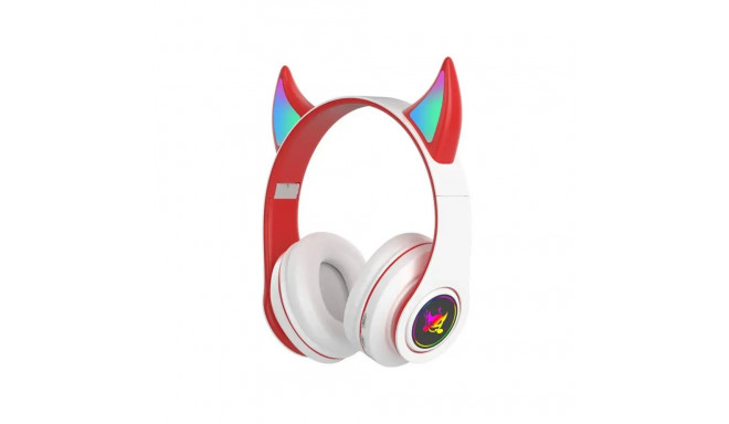 Goodbuy Devil wireless headsets for kids | bluetooth 5.0 | white
