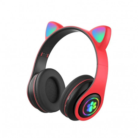 Goodbuy Paws wireless headsets for kids | bluetooth 5.0 red