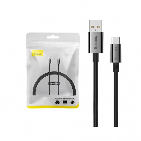 Baseus Superior data transfer and charging cable | USB-A to USB-C | 100W | 1m | black