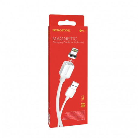 Borofone BX57 data transfer and charging cable | USB-A to Lightning | 12W | 1m | white