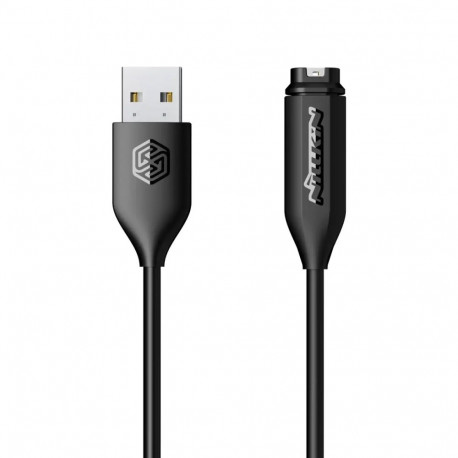 Nillkin USB andme- ja laadimiskaabel Garmini kellale, must